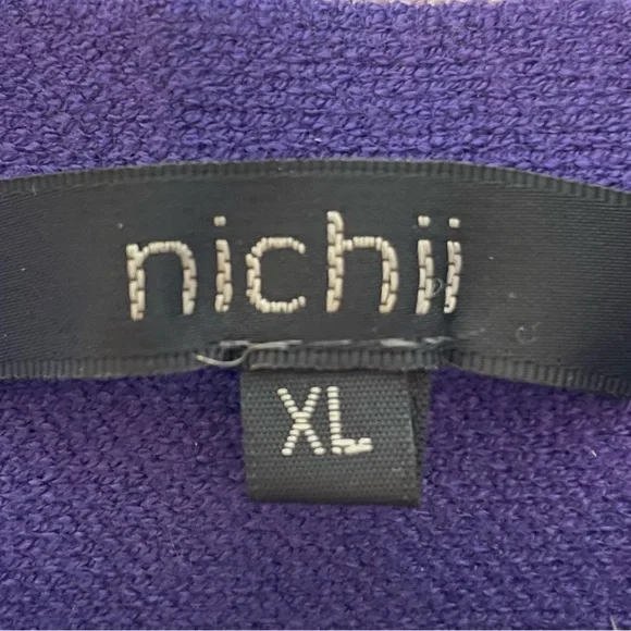 Purple Off-the-Shoulder Sweater - Picture 4 of 4